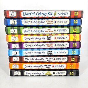 Diary of a Wimpy Kid Book 1-10 Jeff Kinney Hardcover Reader Series Chapter Lot 9